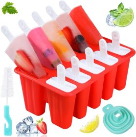 Popsicle Molds,Silicone Ice Pop Molds,BPA Free Popsicle Mold Reusable Easy Release Ice Pop Maker